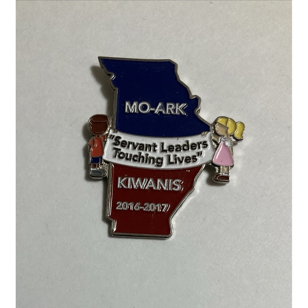 Missouri Arkansas MO-ARK Kiwanis 2016-2017 Enamel Lapel Pin Brooch